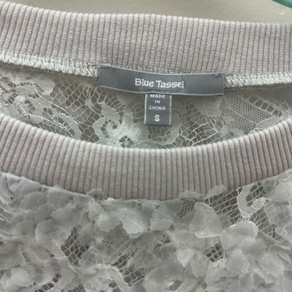 Anthropologie Gray Rose Sweater - Picture 2 of 6